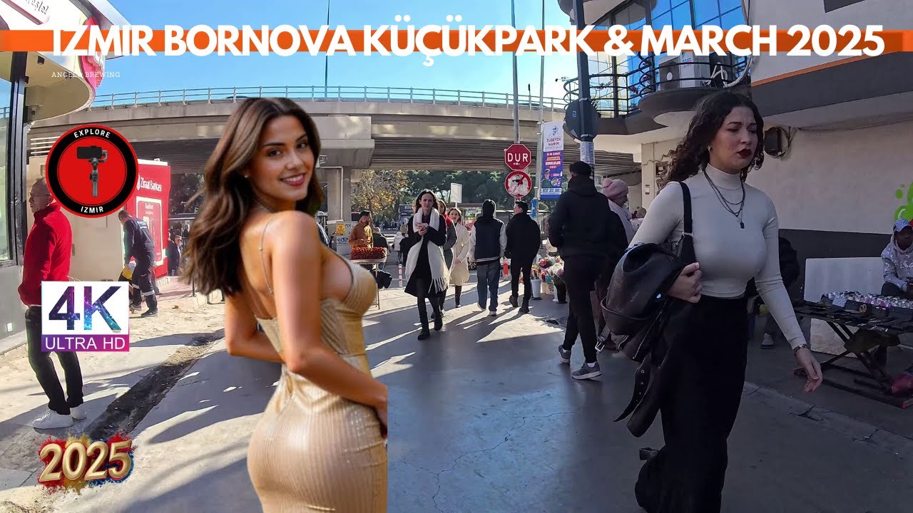 IZMIR BORNOVA 2025 Walking Tour | 4k UHD 60fps | İZMİR TÜRKİYE
