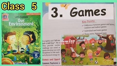 GAMES - Class 5 (Chapter 3 ) -# Lets explore our environment # E.V.S# APS