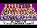 RSC Anderlecht Official Squad Season 2025/26 | Anderlecht Squad 2025/26 | Jupiler Pro League 2025/26