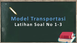Model Transportasi No 1-3