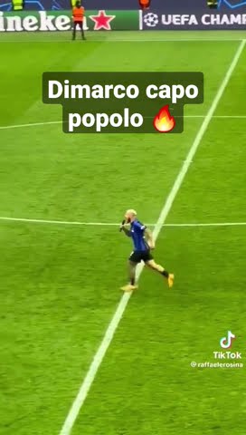 Dimarco capo popolo 🔥 #inter #calcio #championsleague #intermilan #dimarco
