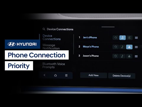 Phone Connection Priority | Hyundai