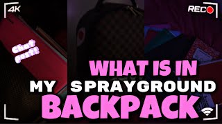 WHAT IS IN MY SPRAYGROUND BACKPACK!!🎒💗