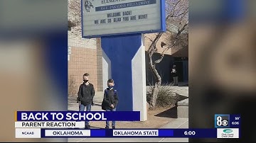 Parents react to kids