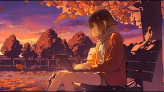 🍁 A Full Autumn Day Under the Ginkgo Tree | Lofi for Study, Work & Relax — 1 Hour screenshot 1