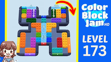 Color Block Jam Level 173 Solution Walkthrough
