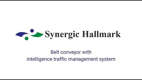 Conveyor belt with intelligence traffic systems