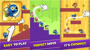 Rainbow Rocket Ninja Gameplay Walkthrough Part 1 (Android, IOS)