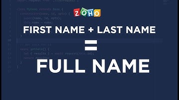 ZOHO CRM Name Concatenation (Combining First Name and Last)