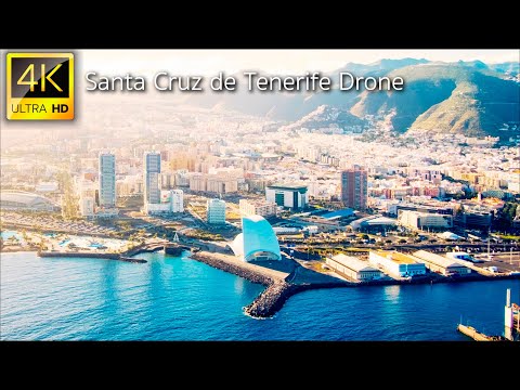 Santa Cruz de Tenerife, Spain - 4K UHD Drone Video