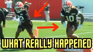 Quinshon Judkins CRUSHING DRILLS With Dylan Sampson At Cleveland Browns Rookie Camp