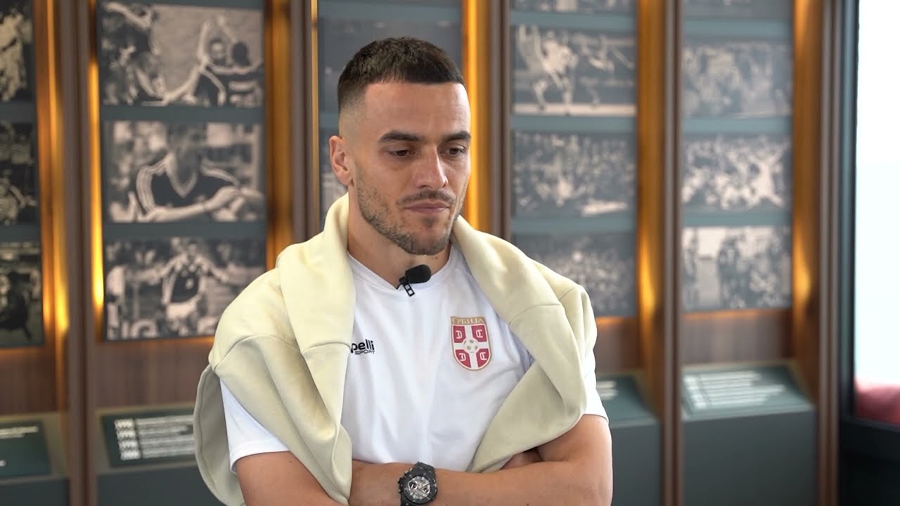 Filip Kostić pred meč Engleska - Srbija I SPORT KLUB Fudbal