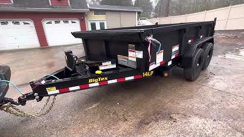 Brand new Big Tex dump trailer LP 14 issues!!! #bigtextrailers