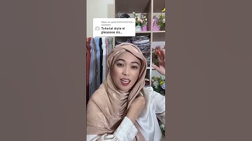 Simple tutorial shimmer shawl #hijabstyle #easyhijabtutorial #hijabfashion #tutorialhijabsimpel