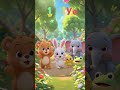 Learn Colors with Cute Animals | Red Yellow Green Blue Song for Toddlers