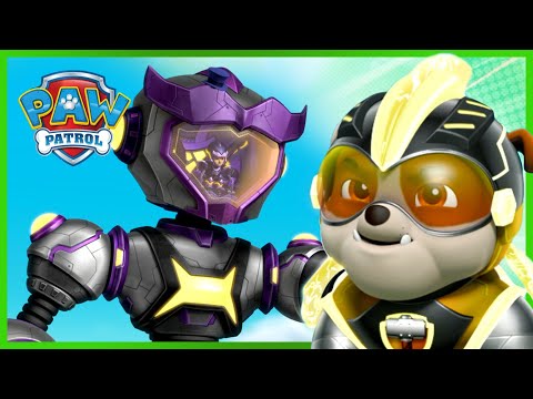 Mighty Pups Charged Up VS A Giant Robot! | PAW Patrol | Cartoons for Kids Compilation