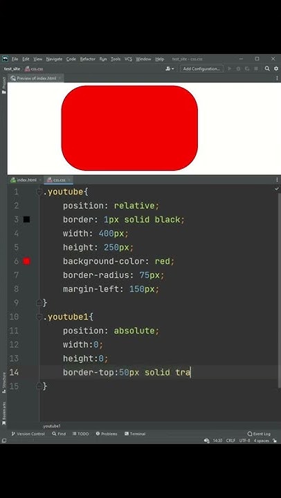 Youtube icon, html and css - YouTube