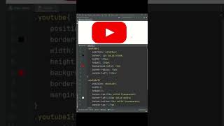 Youtube icon, html and css