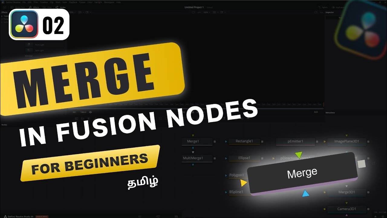 Merge Node Explained - Davinci Resolve - YouTube