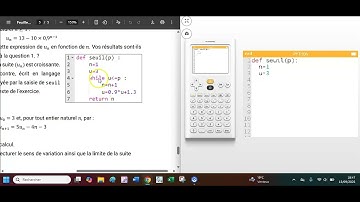 Tutoriel Python Numworks