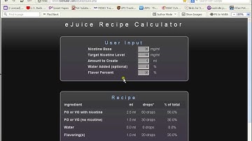 Tutorial On How To Use The Online E-Juice Calculator