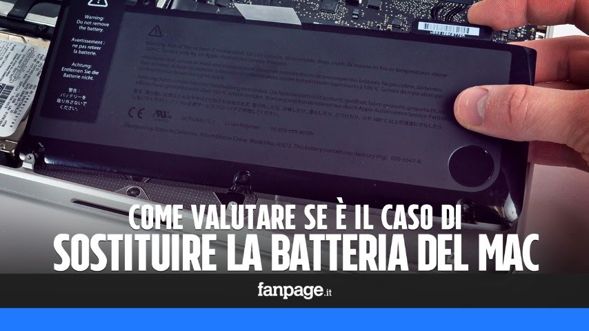 macbook pro non va in stop batteria scaricare