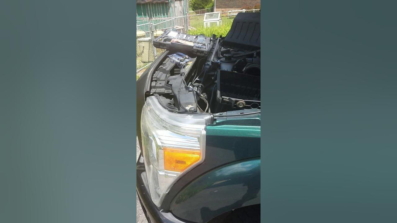 2011 F250 Headlight Bulb Replacement the Easy Way - YouTube