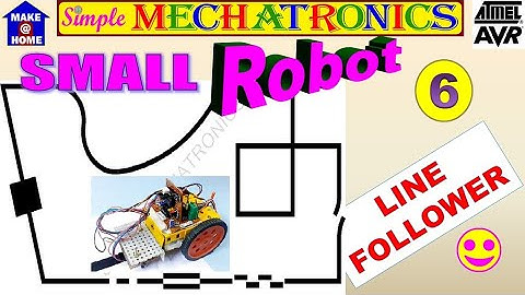 How to make robot #6 Line Follower | Small Handy Robot | AVR ATTINY | easy explanation
