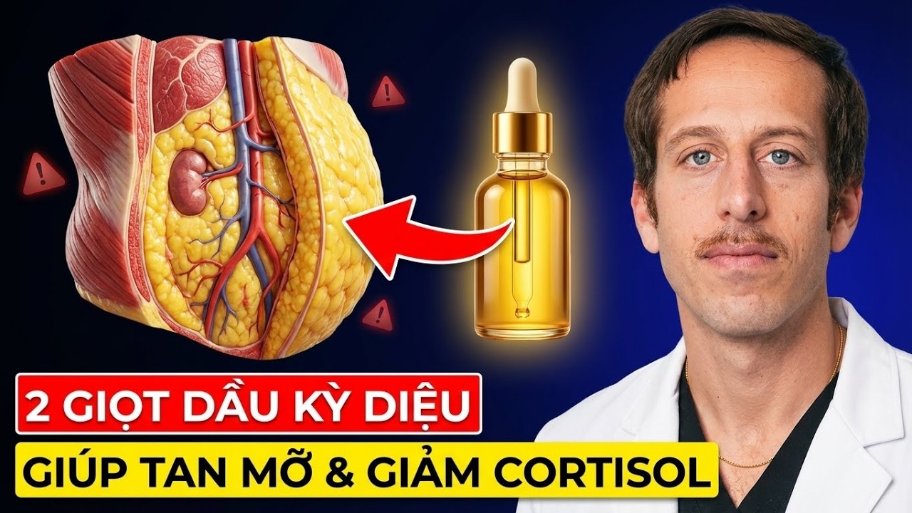 Loại “DẦU KỲ DIỆU” giúp GIẢM MỠ Bụng NHANH và hạ cortisol chỉ trong 24 giờ!