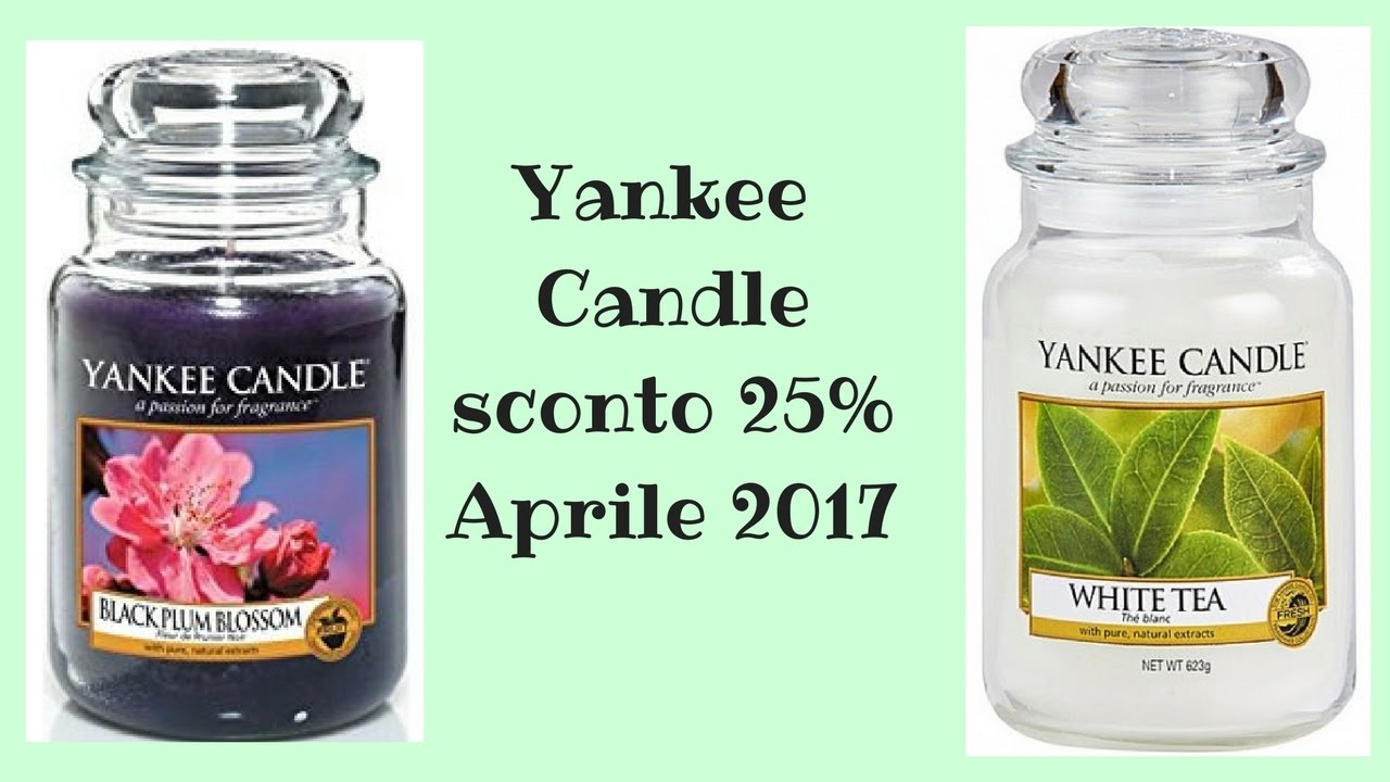 YANKEE CANDLE FOM APEILE 2017 BLACK PLUM BLOSSOM & WHITE TEA YouTube