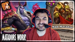 I LOVE MY MATADORS! - Hearthstone Battlegrounds