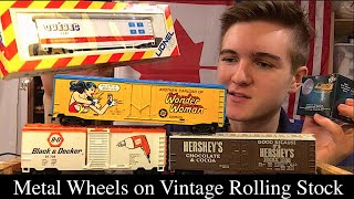 Upgrading Vintage Rolling Stock With Rapido Bits Metal Wheels
