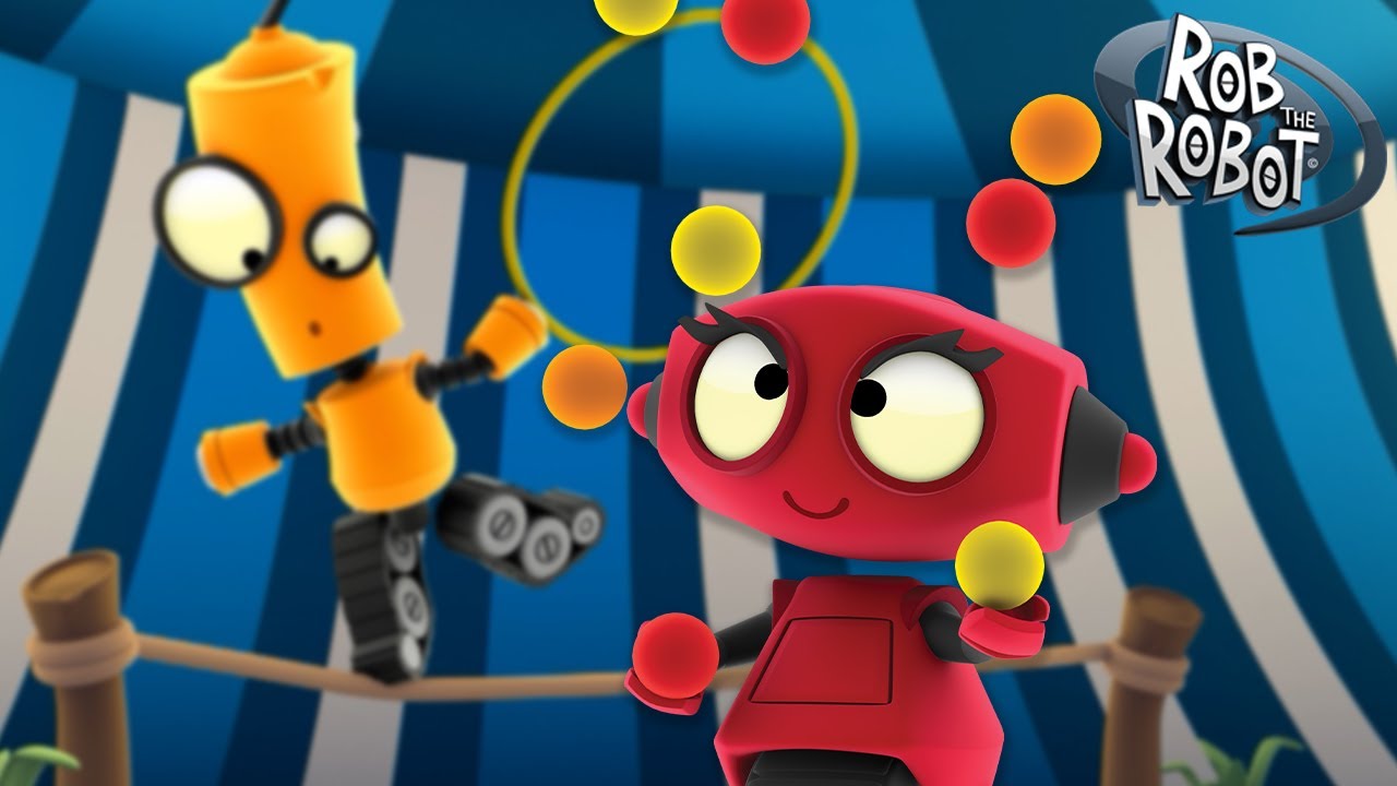 Blast Off to Circus Planet! 🤹‍♂️🚀 | Rob the Robot | Kids Educational Cartoons