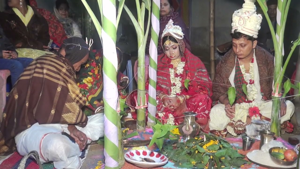 রাতের বিয়ের শেষ পর্ব | বাঙালি হিন্দু বিবাহ