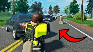 UNDERCOVER POLICE PATROL! (KIDNAPPED) | ER:LC (Roblox)