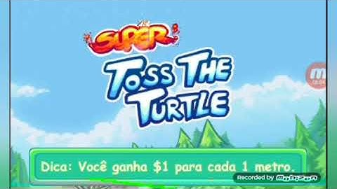 Jogando super toss the turtle (nova serie?)