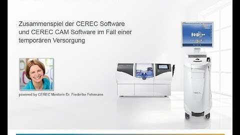 CEREC 4.6.x Zusammenspiel der CEREC Software und der CEREC CAM Software (de)