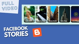[FULL VIDEO] Create FB Stories Design Using HTML, CSS & JavaScript