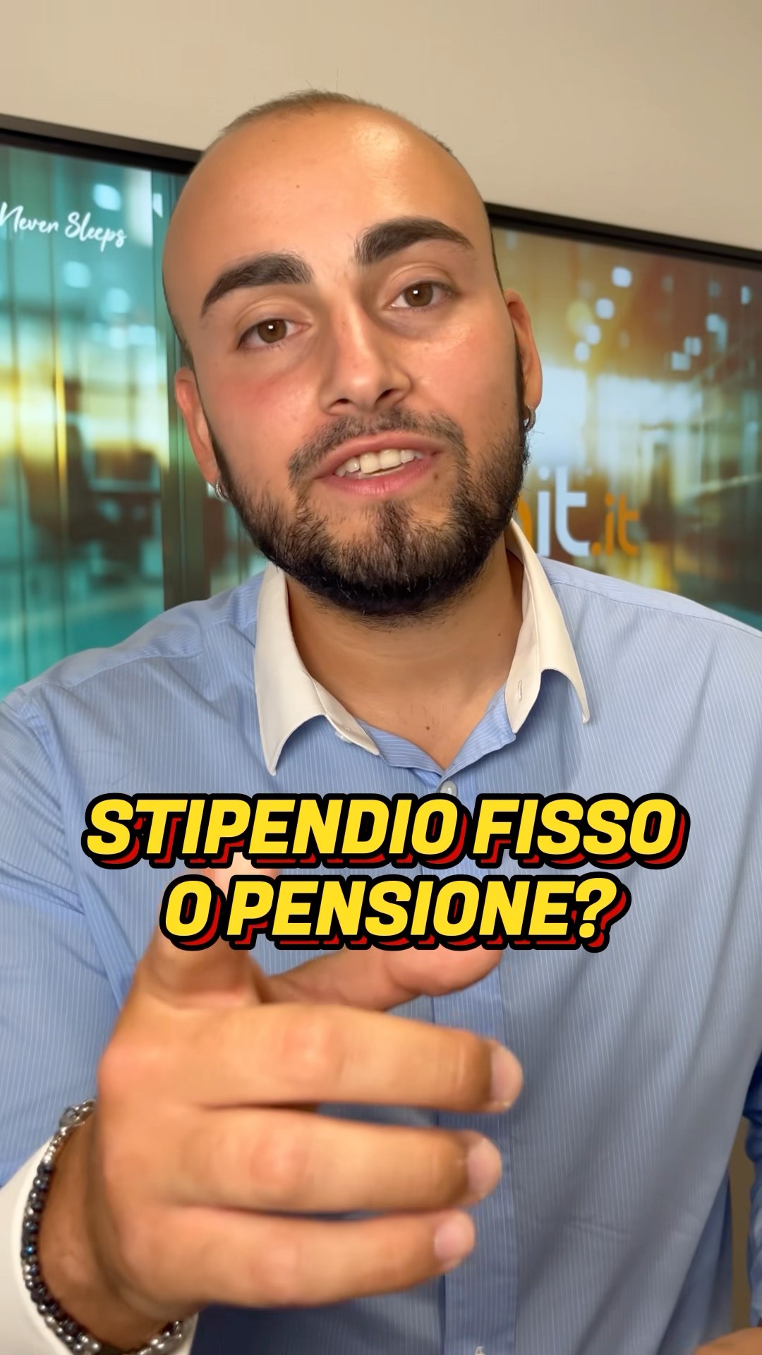 Hai uno stipendio fisso o una pensione?