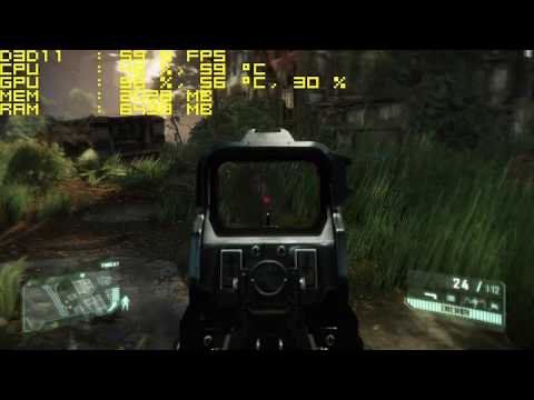 Crysis 3 1080p Medium MSAA 4x GTX 1070 I7 3770 Benchmark