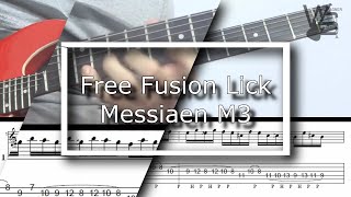 Free Fusion Guitar Lick Messiaen M3