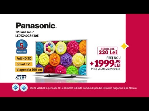 Reclamă Altex Tv Panasonic - aprilie 2016