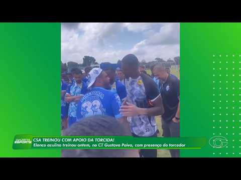 CSA treinou com o apoio da torcida - 24/08/2026
