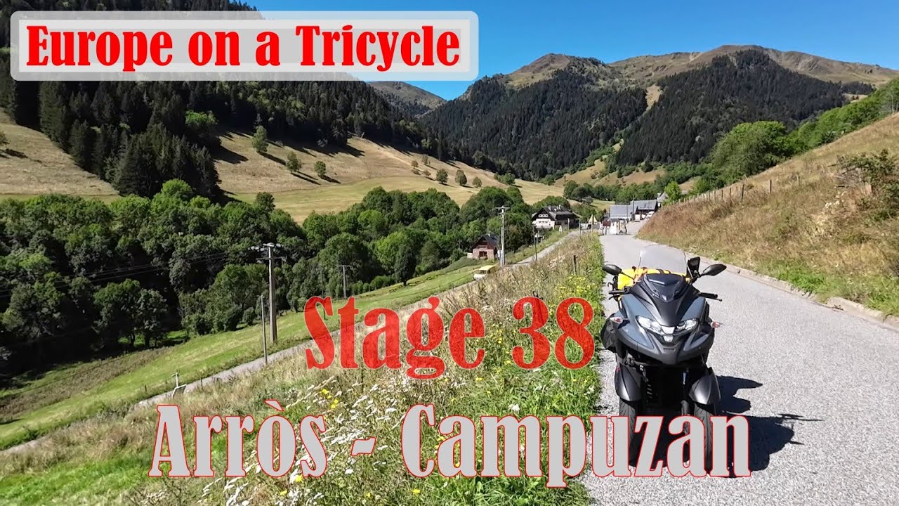 Yamaha Tricity 300 - Europe on a Tricycle - Episode 45: Arròs - Campuzan