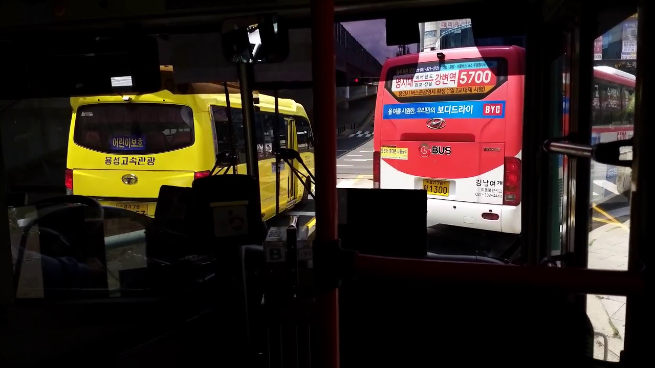 용인시내버스 820번 주행영상 (명지대 - 용인터미널 - 처인구청 - 용인시청 - 강남대 - 신갈역 - 연원마을 - 보정역 - 오리역)