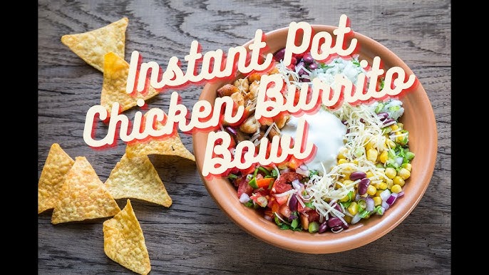 Instant Pot 20 Minute Chicken Burrito Bowls - Damn Delicious