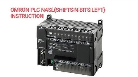 OMRON PLC NASL SHIFTS N BITS LEFT INSTRUCTION,HOW TO WORK NASL INSTRUCTION IN OMRON PLC