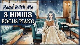 Study Cafe Vol.35 🎹 Peaceful Piano 3 Hours | Ambience for Deep Concentration