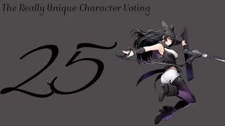 The Really Unique Character Voting 25