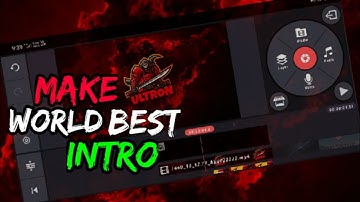 Ghost effect intro make in Kinemaster || best gaming intro || in android || full process explain 🔥🔥🔥